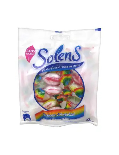 Solens Tendre Enfance Bonbon Arc En Ciel Tutti Frutti Sach/100g