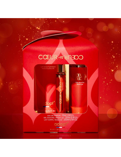 Coffret eau de parfum 30 ml + gel douche 250 ml +