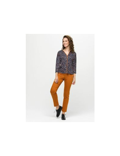 Jegging 7/8e coton ocre