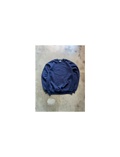 Blank Navy Blue Jerzees Crewneck