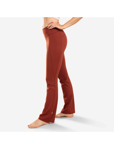 PANT FLARE PREMIUM YOGA DYN TERRACOTTA