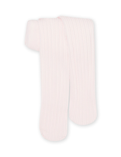 Collant rose dragé bébé fille