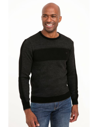 Pull Col Rond Noir