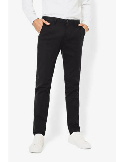 Pantalon chino slim "le parfait by JULES" - Noir