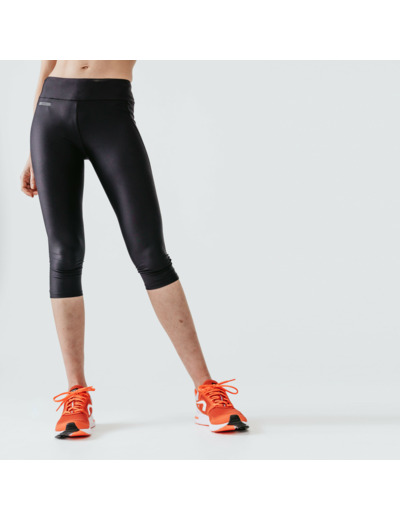 Legging court running Femme - KIPRUN Run 100 noir