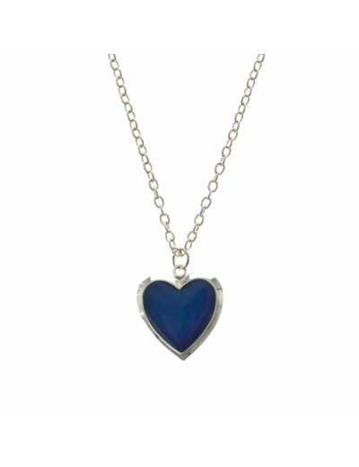 Collier d'humeur médaillon coeur