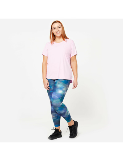 Legging grande taille taille haute femme, multicolore