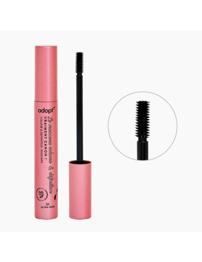 Mini mascara avec maxi brosse - Ultra noir