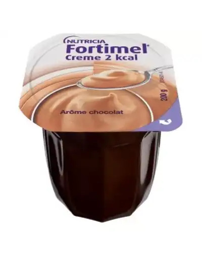 Fortimel Crème 2 Kcal Nutriment Chocolat 4 Coupelles/200g