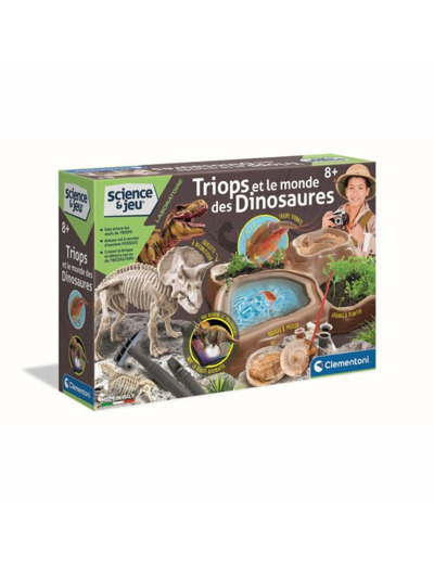 Coffret Science et Jeu - Triops et le Monde des Dinosaures