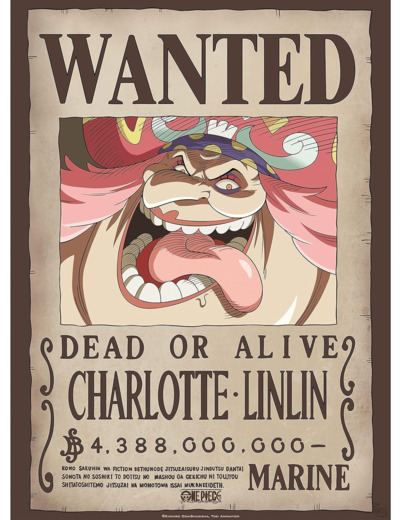 ABYSTYLE GBEye - ONE PIECE Poster Wanted Big Mom (52x38cm)