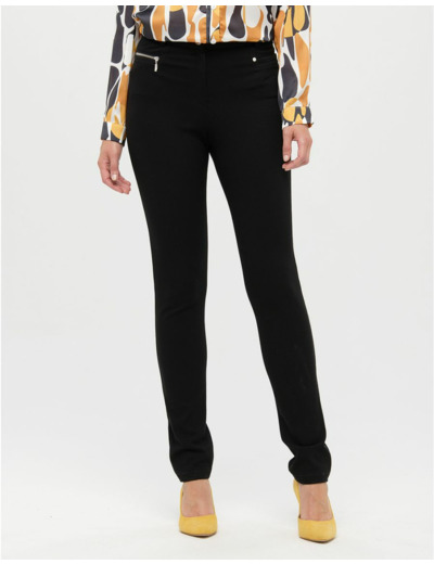 Pantalon chic slim noir