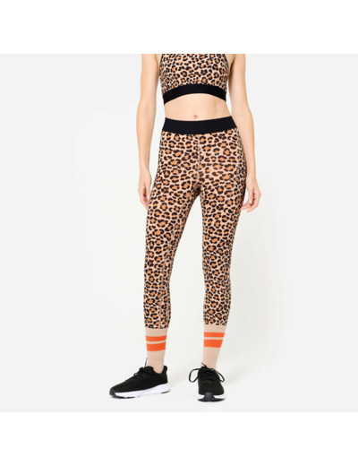 Legging de fitness léopard, femme