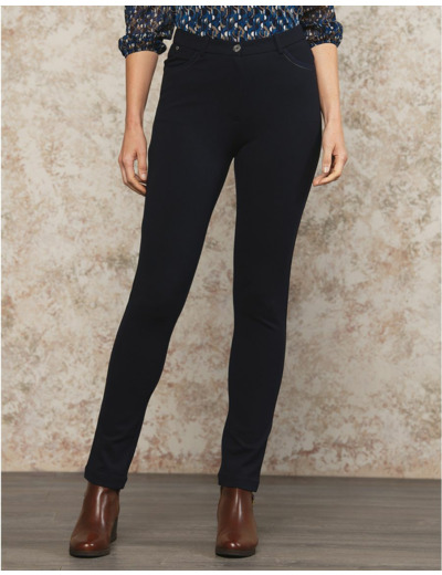 Pantalon slim Milano bleu