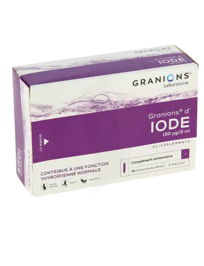 Granions D'iode Solution Buvable 30 Ampoules/2ml