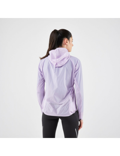 Veste coupe vent de running & trail running Femme - KIPRUN Run 900 Wind Lilas