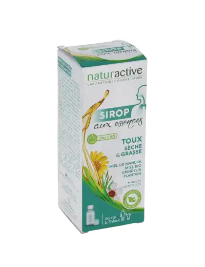 Naturactive Sirop Aux Essences Toux Sèche & Grasse 120ml