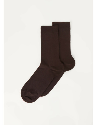 Chaussettes courtes en satin de coton