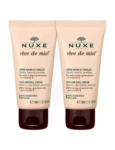 Nuxe Rêve De Miel Crème Mains Et Ongles 2t/50ml