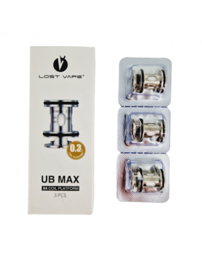 Pack de 3 résistances Ultra Boost Max Lost Vape