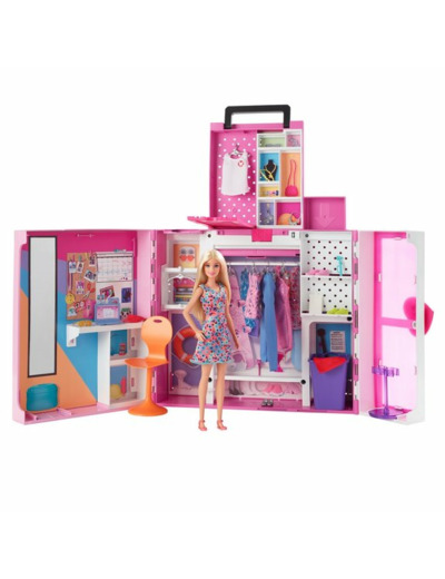 Barbie : Poupée et coffret dressing deluxe