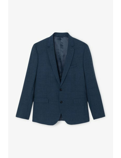 Veste de costume slim bi-ton - Bleu