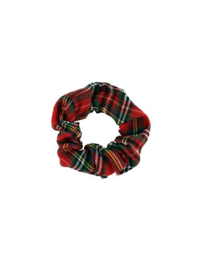 Chouchou tartan Rouge