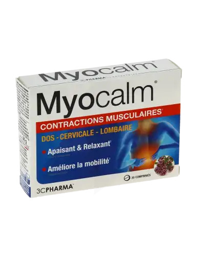 Myocalm Comprimés Contractions Musculaires B/30