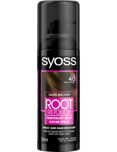 SYOSS HAIR SPRAY DARK BROWN