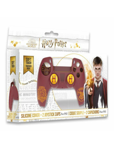 Coque Silicone + Grip - Harry Potter - Gryffondor - Rouge