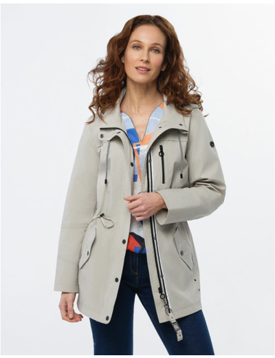 Parka gris clair