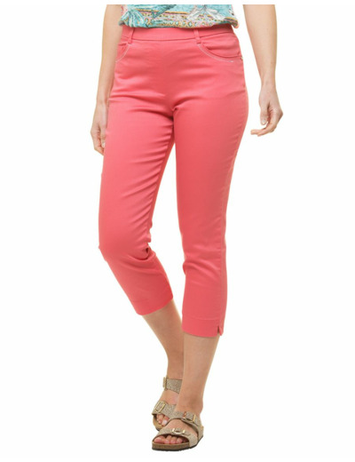 Pantacourt jegging corail