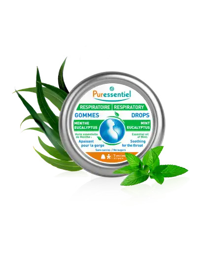 Puressentiel Respiratoire Gommes Menthe-eucalyptus Respiratoire - 45 G