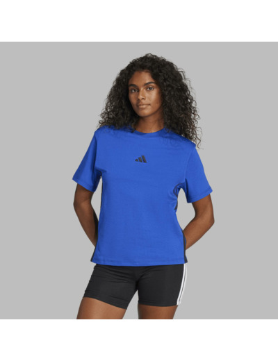 T-shirt de fitness femme, bleu