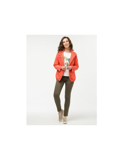 Parka courte corail