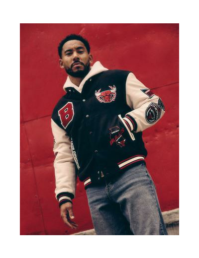 Veste de style universitaire NBA Chicago Bulls