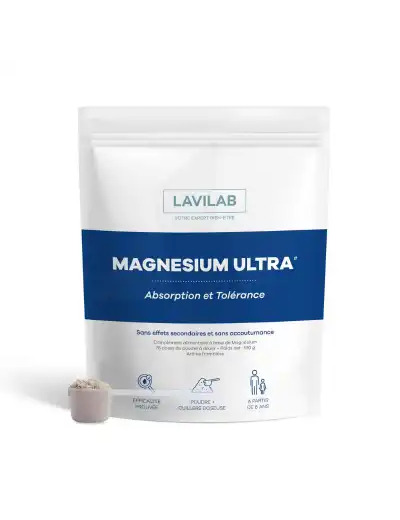 Lavilab Magnésium Ultra Poudre à Diluer Sachet/190g