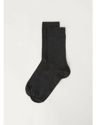 Chaussettes courtes en satin de coton