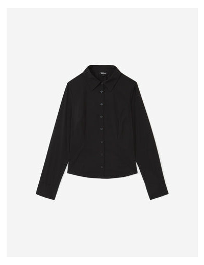 Chemise ajustée noire