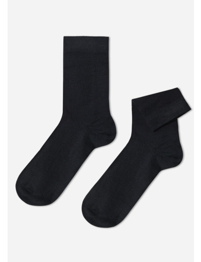 Chaussettes courtes en laine et coton pour homme