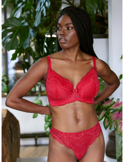 Soutien-gorge Push-Up Bonnet BC Flirty Rouge Rubis