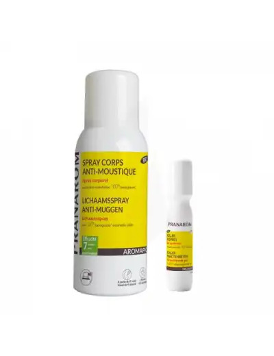 Pranarôm Aromapic Bio Spray Corporel Fl/75ml + Roller