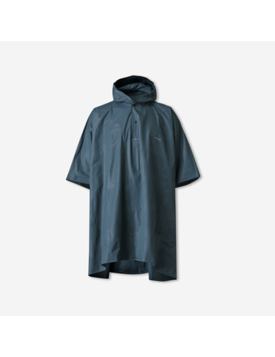 Poncho de pluie de randonnée - FORCLAZ MT 50 - 10L - GRIS