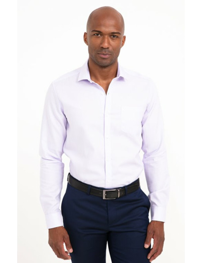 Chemise Ville Purple Cube Ajustée