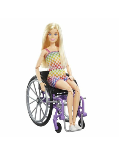 Barbie fashionistas blonde avec fauteuil roulant