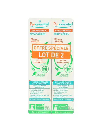 Puressentiel Assainissant Spray Aérien 41 Huiles Essentielles 2fl/200ml