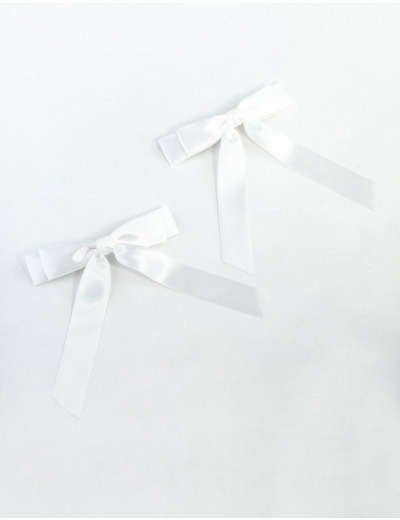 Medium Fabric Double Loop Bows 2-Pack