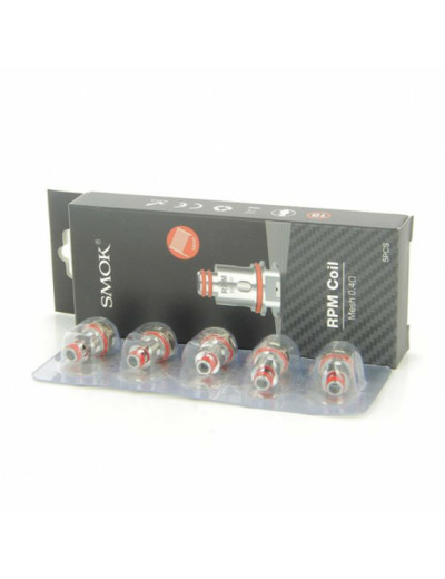 Pack de 5 résistances Mesh 0.4ohm RPM40 Smok