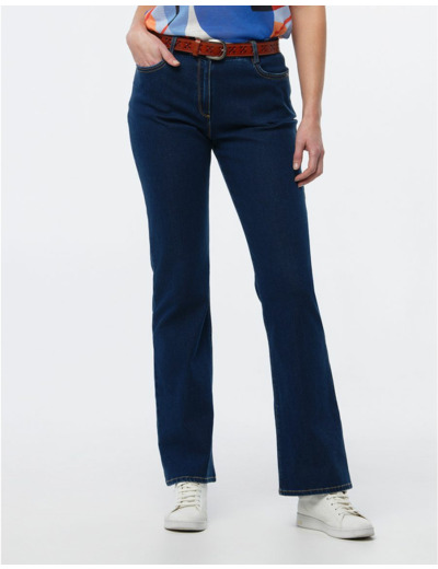 Jean flare coton