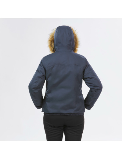 Blouson de randonnée -8°C imperméable femme, NH500 bleu